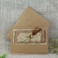 Handmade Invitation Card Nostalgic Invitation Customized Original Invitation Card 